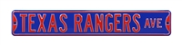 Texas Rangers Street Sign