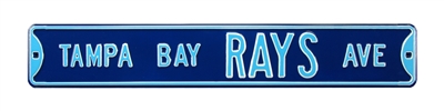 Tampa Bay Rays Street Sign