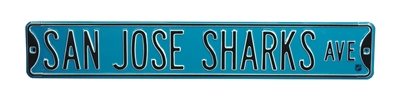 San Jose Sharks Street Sign