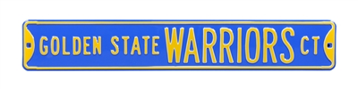 Golden State Warriors Street Sign