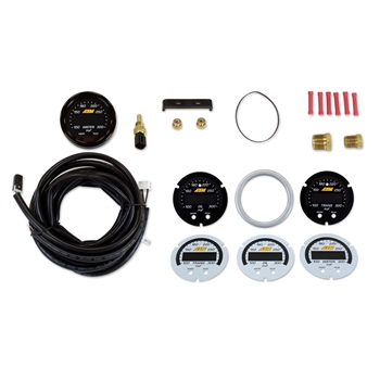 AEM X-Series Digital Oil/Coolant/Transmission Temperature Gauge Kit, 300°F/150°C