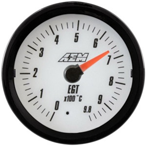 AEM Analog EGT Display Gauge (0°C to 980°C) - White Face