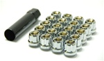 Muteki Open-Ended Lightweight Lug Nuts in Chrome - 12x1.25mm