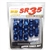 Muteki SR35 Closed-Ended Lightweight Lug Nuts with Locks in Blue - 12x1.50mm