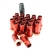 Muteki SR45R Open-Ended Lug Nuts in Red - 12x1.25mm