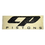 CP Pistons 8.50" x 3.125" Logo Decal