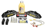 AP Racing Formula 4-Piston Big Brake Kit for the 2000-2005 Audi RS4 (Fits O.E. 18" wheels, Slotted) - 343mm Rear