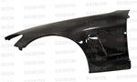 Seibon Carbon Fiber Front Fenders 2000-2008 Honda S2000 [10mm Wider]