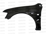 Seibon Carbon Fiber Front Fenders 2003-2007 Mitsubishi Lancer Evolution VIII/IX [10mm Wider]