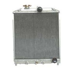 Fluidyne Direct Fit Aluminum Radiator 1988-1991 Honda CRX Half-sized