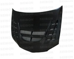 Seibon Carbon Fiber Hood (Dry Carbon) 2003-2007 Mitsubishi Lancer Evolution VIII/IX [CWII-style]