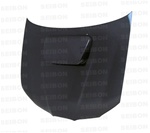 Seibon Carbon Fiber Hood (Dry Carbon) 2006-2007 Subaru Impreza / WRX / STi [OEM-style]