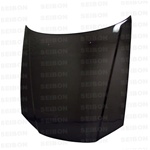 Seibon Carbon Fiber Hood (Dry Carbon) 1999-2001 Nissan Skyline GT-R R34 [OEM-style]