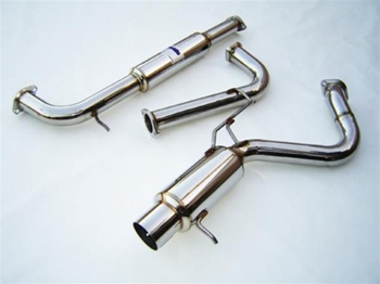 Invidia N1 Catback Exhaust 00-05 Mitsubishi Eclipse V6, Single Stainless Tip