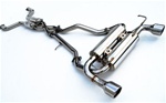 Invidia Gemini Catback Exhaust 03-08 Infiniti FX35/03-05 FX45, Dual Rolled Stainless Tips