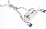 Invidia Gemini Catback Exhaust 09-13 Infiniti FX35/FX37, Dual Rolled Titanium Tips