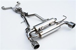 Invidia Gemini Catback Exhaust 09-13 Infiniti FX35/FX37, Dual Rolled Stainless Tips