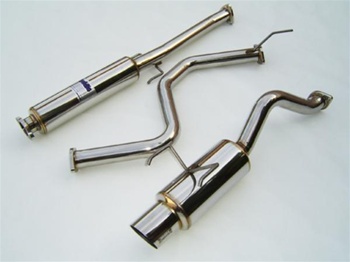 Invidia N1 Catback Exhaust 96-00 Honda Civic Hatchback JDM, Single Stainless Tip