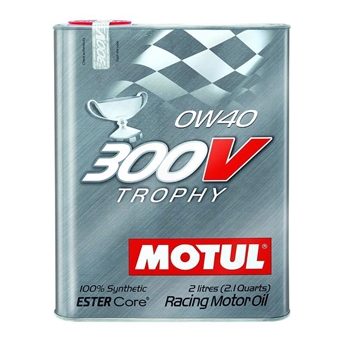 MOTUL 300V 0W40 TROPHY, 2L (2.1 qt.)