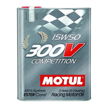 MOTUL 300V 15W50 COMPETITION, 2L (2.1 qt.)