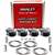 Manley Platinum Series TURBO TUFF EXTREME DUTY Forged Pistons for Subaru EJ255/EJ257 99.50mm, 8.5:1 CR