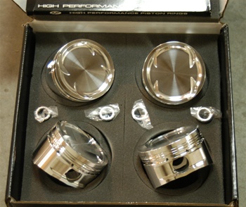 CP Pistons Forged Pistons Mitsubishi 100mm Stroke 4G63 2G 3.346 (85.0mm) Bore / STD Size / 9.0:1 Compression Ratio
