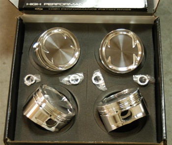 CP Forged Pistons for Nissan KA24E/KA24DE 89.50mm, 8.0/9.0:1 CR