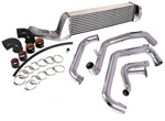 Injen Front Mount Intercooler Kit w/ bumper support beam and Polished Piping for the 2002-2005 Subaru Impreza WRX with the 2.0-liter, EJ20 engine