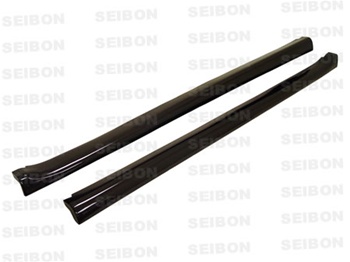 Seibon Carbon Fiber Side Skirts 1992-1995 Honda Civic 3DR/Hatchback [MG-style]