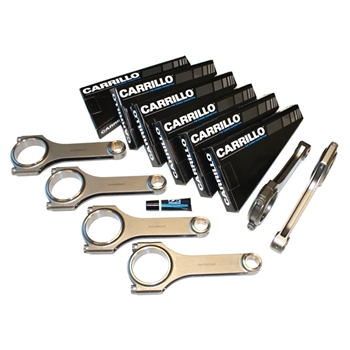 Carrillo Pro-H Heavy Duty Connecting Rods with 3/8 CARR Bolts Toyota 2JZ, 2JZ-GE, 2JZ-GTE