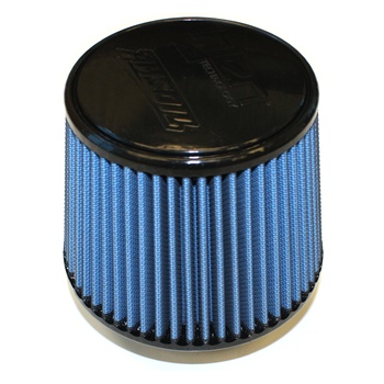 Injen/AMSOIL Ea Nanofiber Dry Air Filter - 3.00" Flange Diameter  6.00" Base / 5.00" Tall / 5.00" Top - 54 pleat