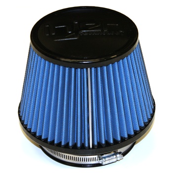 Injen/AMSOIL Ea Nanofiber Dry Air Filter - 4.50" Flange Diameter  6.75" Base / 5.00" Tall / 5.00" Top - 54 pleat