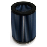 Injen/AMSOIL Ea Nanofiber Dry Air Filter - 5.00" Flange Diameter  6.50" Base / 8.00" Tall / 5.50" Top - 70 pleat