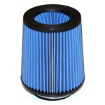 Injen/AMSOIL Ea Nanofiber Dry Air Filter - 4.00" flange diameter  6.50" Base / 7.00" Tall / 5.38" inverted cone top - 70 pleat