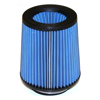 Injen/AMSOIL Ea Nanofiber Dry Air Filter - 4.00" flange diameter  6.50" Base / 7.00" Tall / 5.38" inverted cone top - 70 pleat