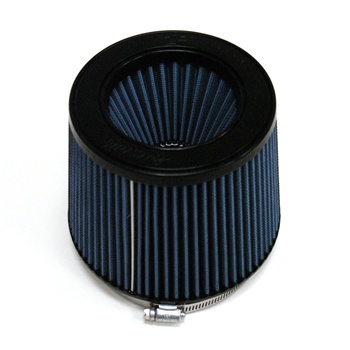 Injen/AMSOIL Ea Nanofiber Dry Air Filter - 5.00" flange diameter  6.50" Base / 5.00" Tall / 5.25" inverted cone top - 70 pleat