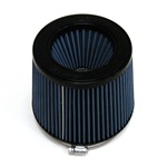 Injen/AMSOIL Ea Nanofiber Dry Air Filter - 5.00" flange diameter  6.50" Base / 6.00" Tall / 5.25" inverted cone top - 70 pleat