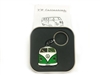 KEY RING-GREEN VW KHO3