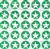 Large Green Star Dazzlers - 50/pk