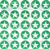 Large Green Star Dazzlers - 50/pk