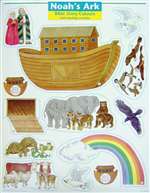 Noah's Ark Cutouts Poster