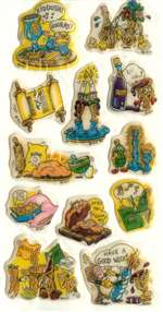 Shabbos Fun Super Stickers - 12 pack