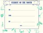 Student of the Month Certificate - 25 Cert/Pack