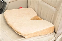 Coccyx Wedge Velour Cover Memory Foam