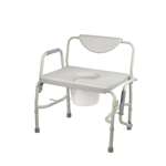 Bariatric Drop Arm Bedside Commode Chair