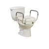 Raised Toilet Seat with Removable Padded Arms