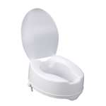 Raised Toilet Seat with Lock and Lid