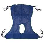 Full Body Patient Lift Sling with Commode Cutout