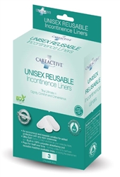 Unisex Reusable Incontinence Liners Pack of 3