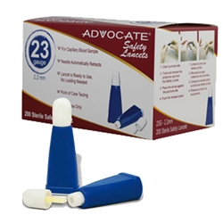 Advocate Safety Lancets 23 Gauge